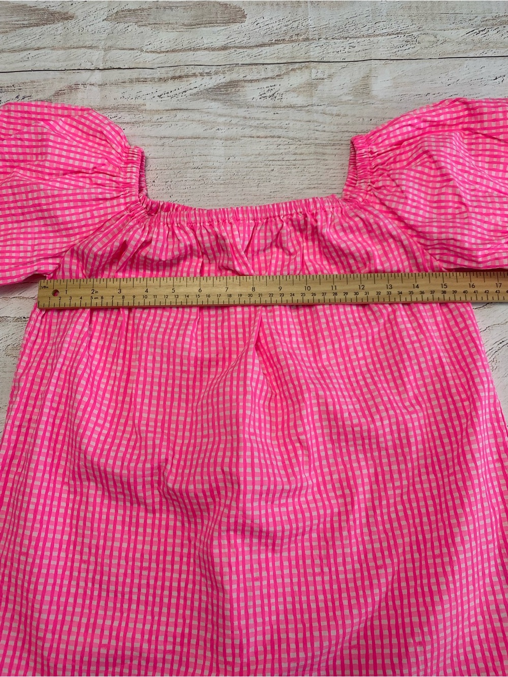 Lily Pulitzer Pink Off-Shoulder Ruffle Sleeve Top XS - Picture 4 of 7
